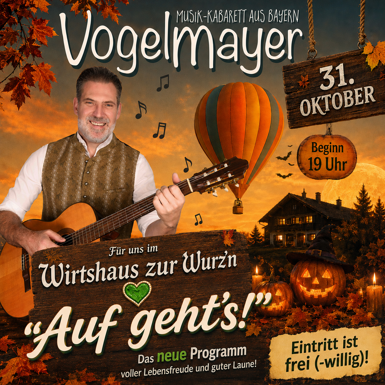 Sabrina zapft frisches Bier im Wirtshaus zur Wurz’n